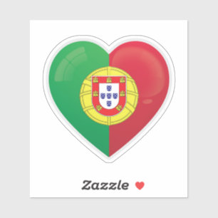 Portugal Liebes-Symbol Aufkleber