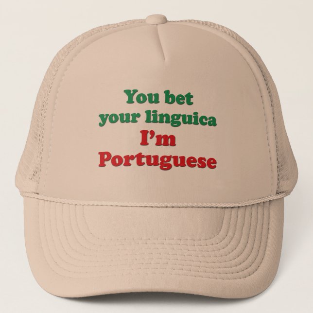 Portugal Linguica 2 Truckerkappe (Vorderseite)