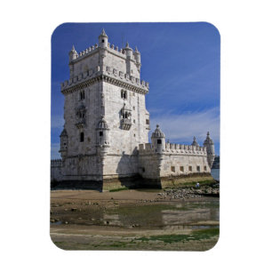 Portugal, Lissabon. Belem Tower, eine UNESCO-Welt Magnet