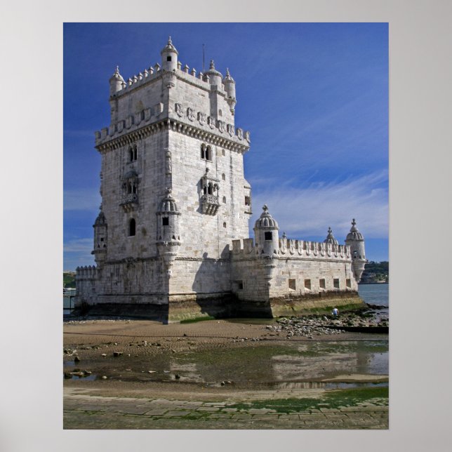 Portugal, Lissabon. Belem Tower, eine UNESCO-Welt Poster (Vorne)