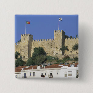 Portugal, Lissabon. Castelo de Sao Jorge. Button
