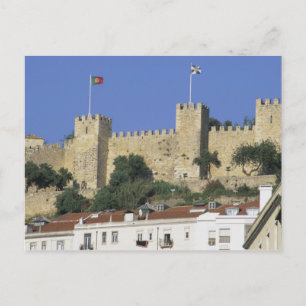Portugal, Lissabon. Castelo de Sao Jorge Postkarte