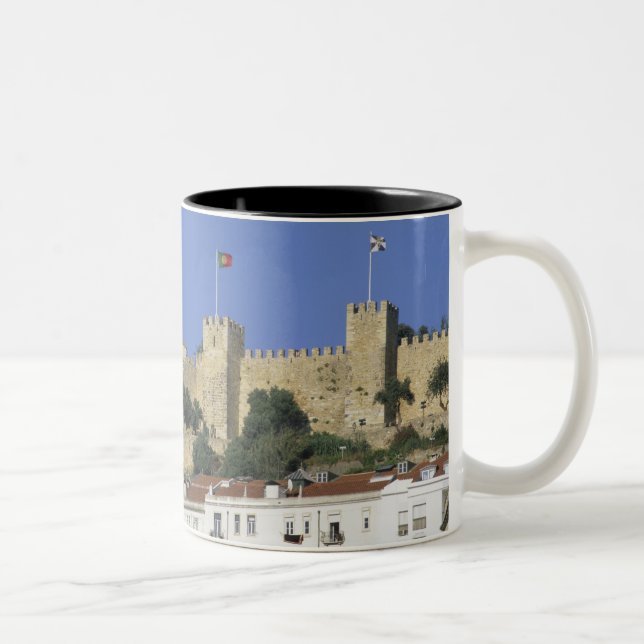 Portugal, Lissabon. Castelo de Sao Jorge. Zweifarbige Tasse (Rechts)