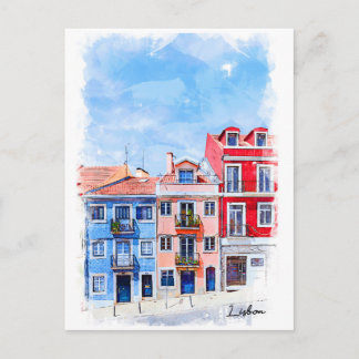 Portugal, Lissabon, Nachbarschaft Postkarte