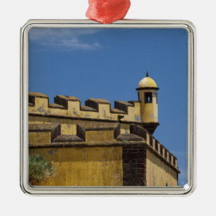 Portugal, Madeira Insel, Funchal. Historisch Silbernes Ornament