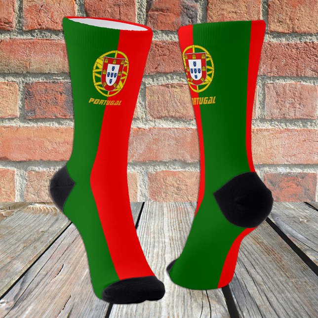 Portugal Mode, Sportsocken, portugiesische Flagge Socken (Von Creator hochgeladen)