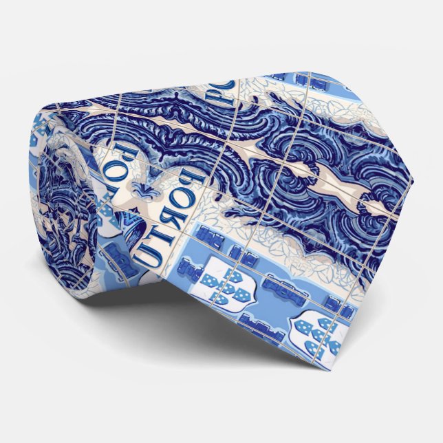 Portugal Neck Tie Krawatte (Gerollt)