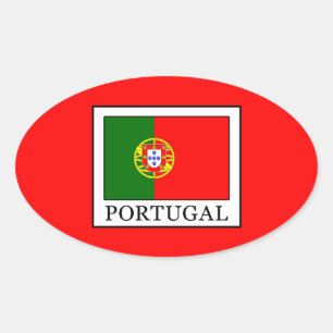 Portugal Ovaler Aufkleber