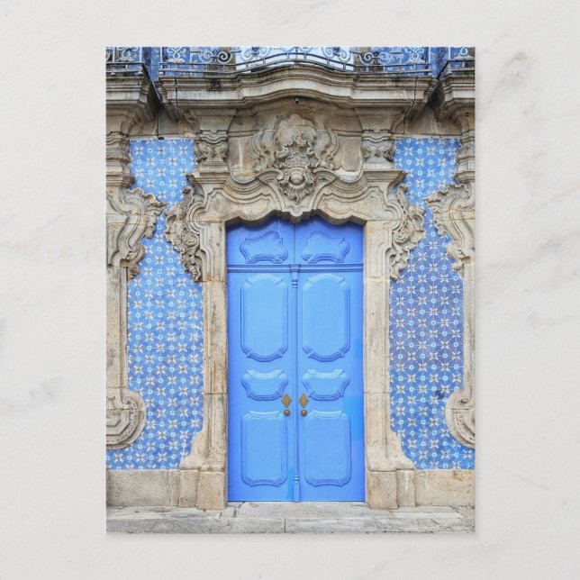 Portugal Palace Door Feiertagspostkarte (Vorderseite)