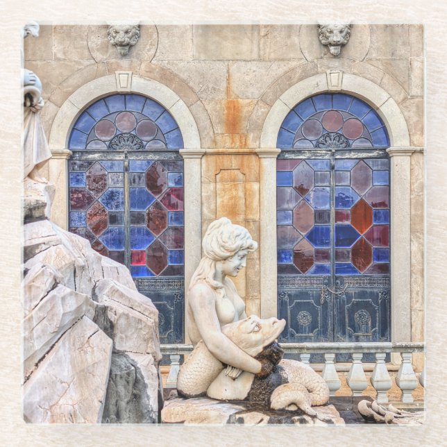 Portugal Palace Door Glasuntersetzer (Vorderseite)