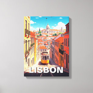 Portugal Pantheon Alfama Anime Leinwanddruck