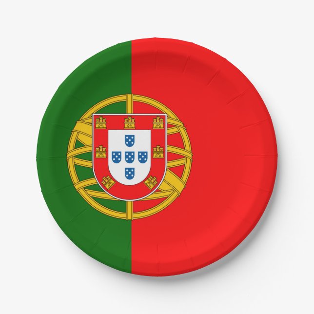 Portugal Pappteller (Vorderseite)