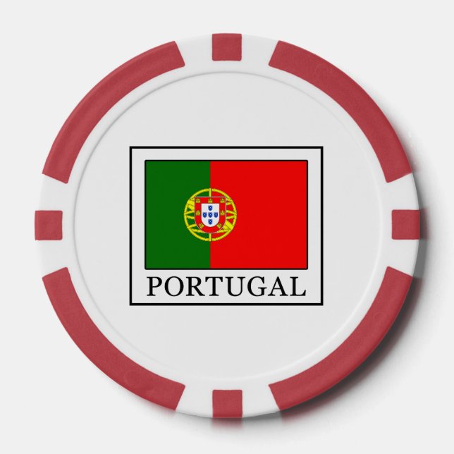 Portugal Pokerchips (Vorderseite)
