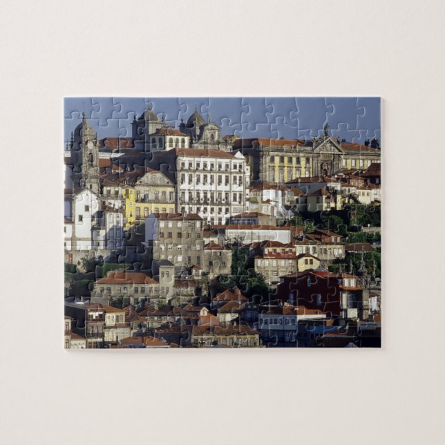 Portugal, Porto. Historische Häuser und Puzzle (Horizontal)