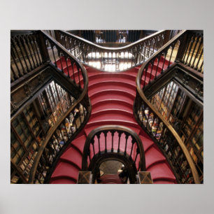 Portugal, Porto. Treppen in der Altstadt Poster