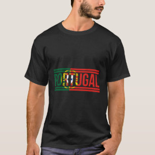 Portugal - Portugiesischer Fußball-Fußball unter d T-Shirt