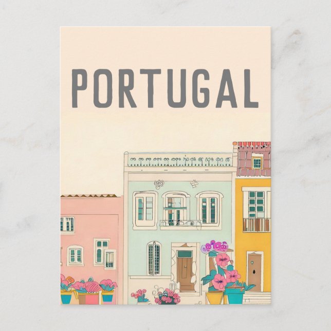 Portugal Postkarte (Vorderseite)