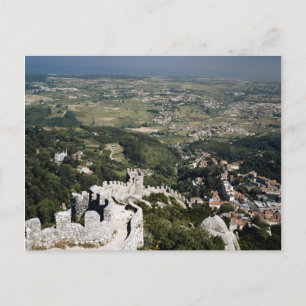 Portugal, Provinz Lissabon, Sintra, Blick von Postkarte