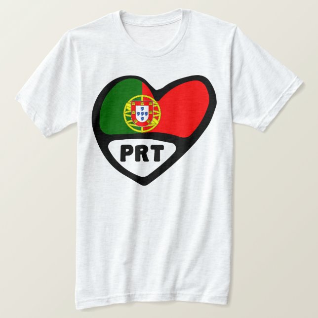 Portugal PRT Herzinsuffizienz T-Shirt (Design vorne)