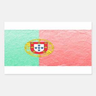 Portugal Rechteckiger Aufkleber