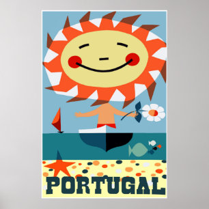 Portugal, Reise-Plakat Poster