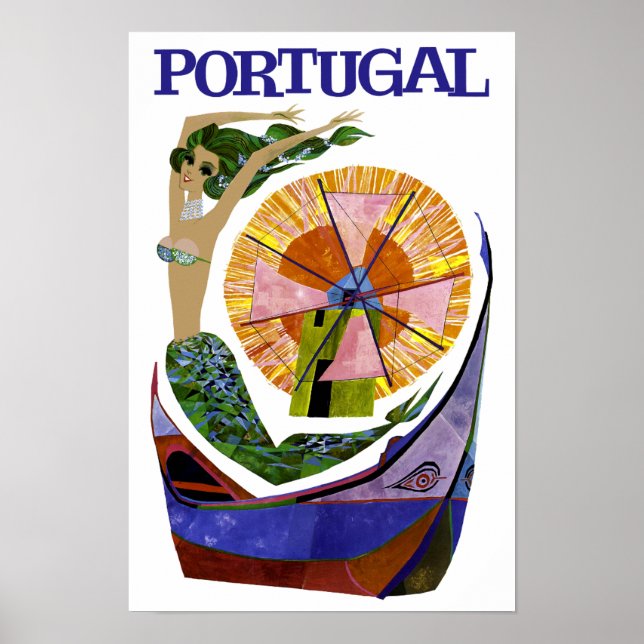 Portugal Reiseplakat Poster (Vorne)