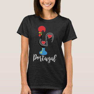 Portugal Rooster Portugal Galo de Barcelos Abbildu T-Shirt
