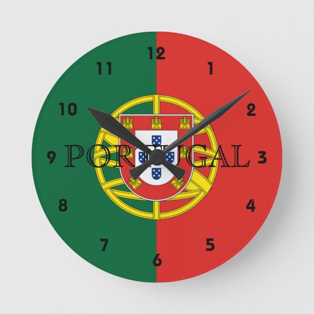 portugal runde wanduhr (Vorderseite)