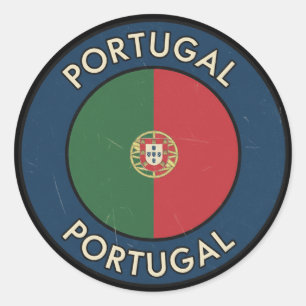 Portugal Runder Aufkleber