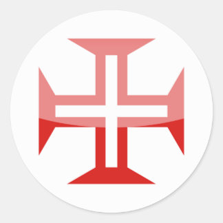 portugal runder aufkleber