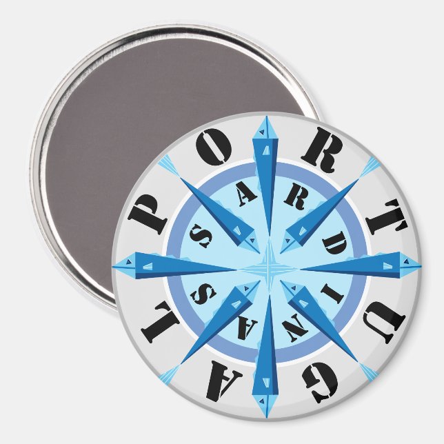 Portugal Sardinen Fisch Magnet (Vorderseite/Rückseite)