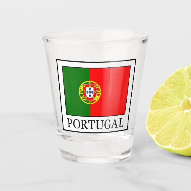 Portugal Schnapsglas (Vorderseite)