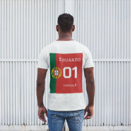 Portugal Soccer Fan Jersey - Custom Name & Number T-Shirt