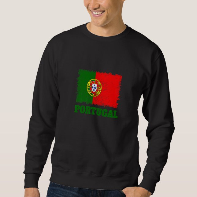 Portugal soccer & football fan 2022 Flag of Portug Sweatshirt (Vorderseite)