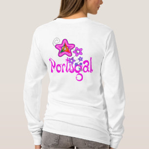 Portugal spielt Mädchen-Strickjacke die Hauptroll T-Shirt