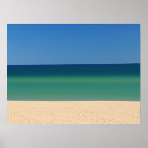 Portugal: Strand, Blau, Wasser Poster