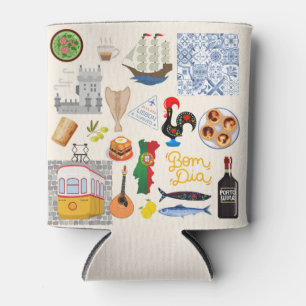 Portugal Symbole für Reisende Dosenkühler