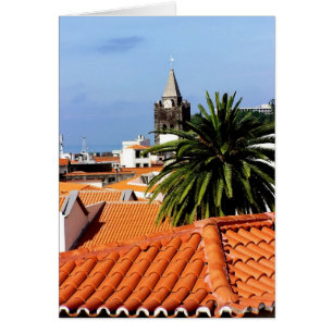 (Portugal) Terracotta Rooftops Card