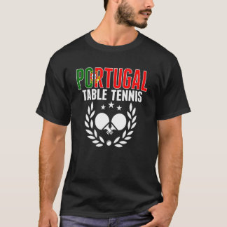 Portugal Tischtennis Portugal Ping Pong Supplement T-Shirt