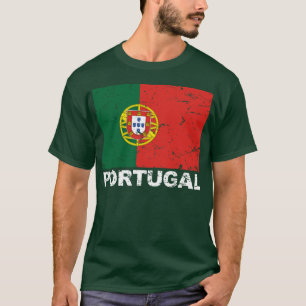 Portugal Vintage-Flagge T-Shirt