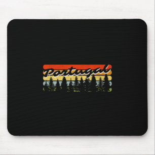 Portugal Wald Sonnenuntergang Bäume Hütte Urlaub E Mousepad