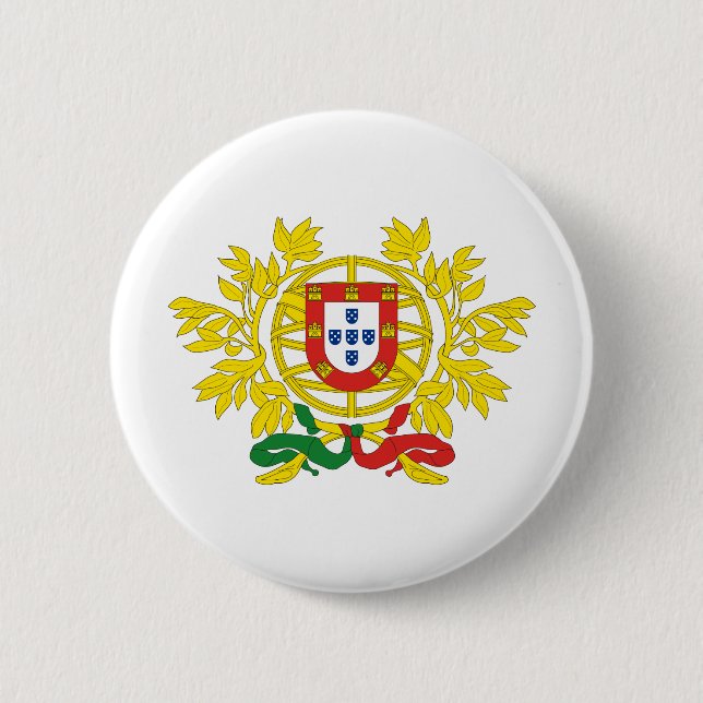 Portugal-Wappen Button (Vorderseite)