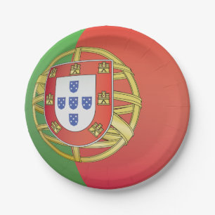 Portugal Wappen Pappteller