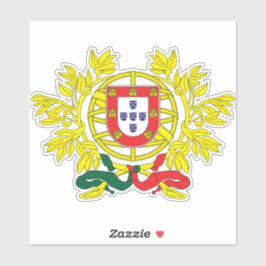 Portugal Wappen Patriotischer Aufkleber