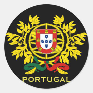 Portugal-Wappen runden Aufkleber