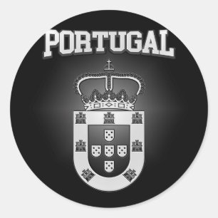 Portugal-Wappen Runder Aufkleber