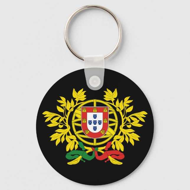 Portugal-Wappen Schlüsselanhänger (Vorderseite)