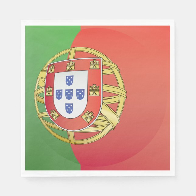 Portugal Wappen Serviette (Vorderseite)