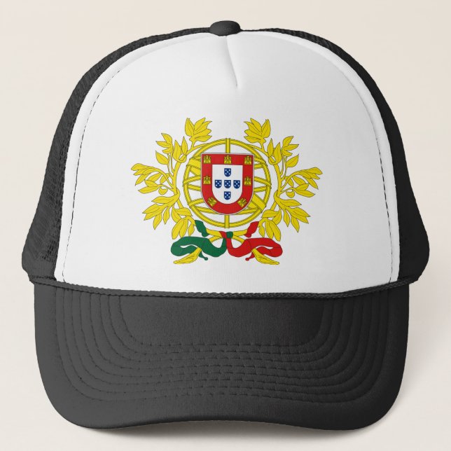 portugales Emblem Truckerkappe (Vorderseite)