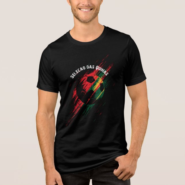 Portugals Fußballmannschaft Tri-Blend Shirt (Vorderseite)